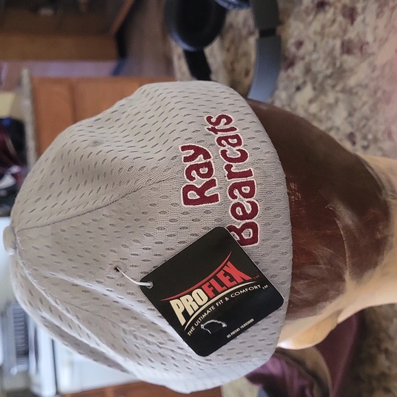 FITTED S/M VINTAGE ALL GRAY PROFLEX "RAY BEARCATS BASEBALL CAP ⚾️ - Picture 2 of 4